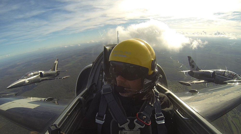 Casque de pilote de chasse Jet Team Breitling